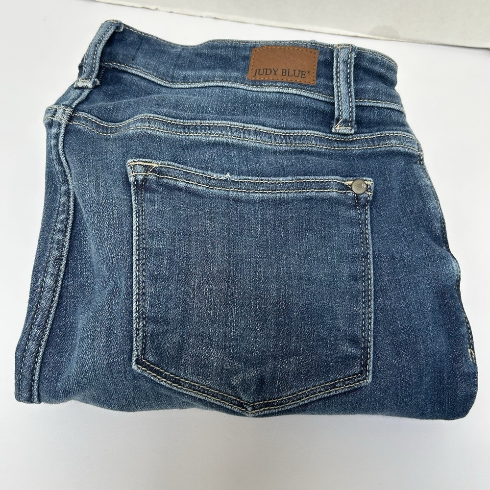 Judy Blue Mid-Rise Skinny Fit Button Fly Denim‎ Jeans Size 7/28 Style #82319